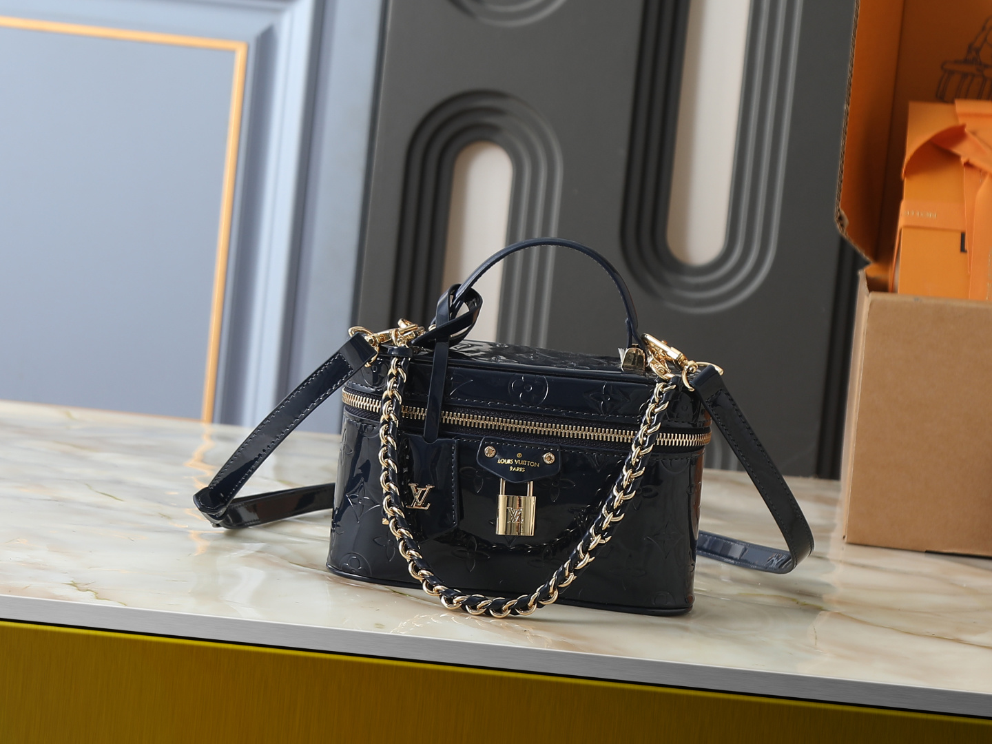 Louis Vuitton LV Classic Handbag Premium Canvas Model M28392 LV Logo Detail Elegant Look Luxury Handbag
